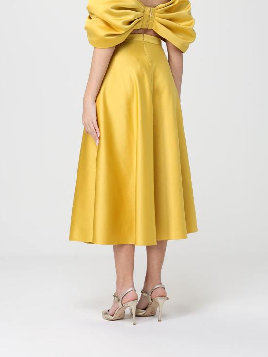 26SS 엘리자베타프랜치 롱 스커트 GO15661E2 EV4 Yellow - ELISABETTA FRANCHI