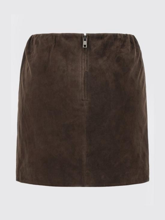 26SS 로테이트 숏 스커트 115579 573 Brown - ROTATE