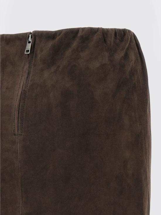 26SS 로테이트 숏 스커트 115579 573 Brown - ROTATE