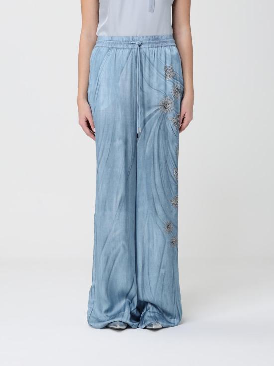 26SS 핑코 데님 팬츠 106210A37N F15 Gnawed Blue