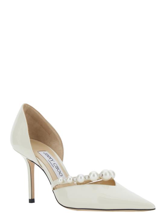 26SS 지미추 힐/펌프스 AURELIE85XKMLATTEWHITE White - JIMMY CHOO