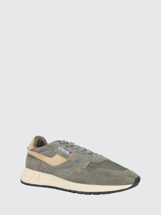 26SS 오트리 릴윈드 로우 나일론 스웨이드 스니커즈 WWLMUT37 Green - AUTRY