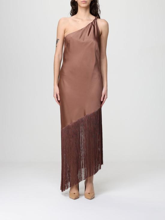 26SS 핑코 롱 원피스 106352A33D L50 Brown