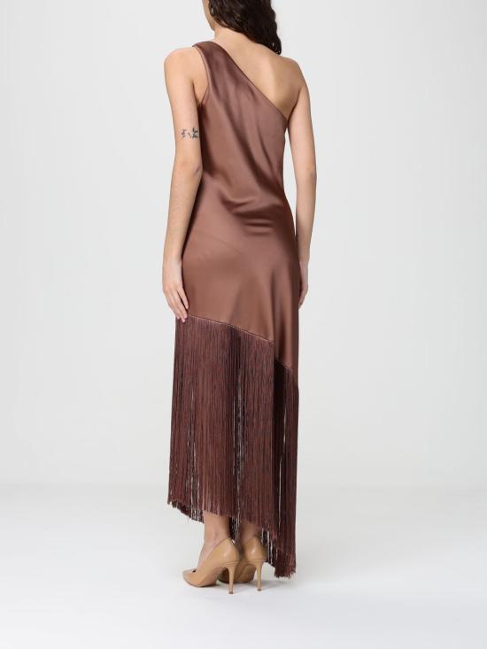 26SS 핑코 롱 원피스 106352A33D L50 Brown - PINKO