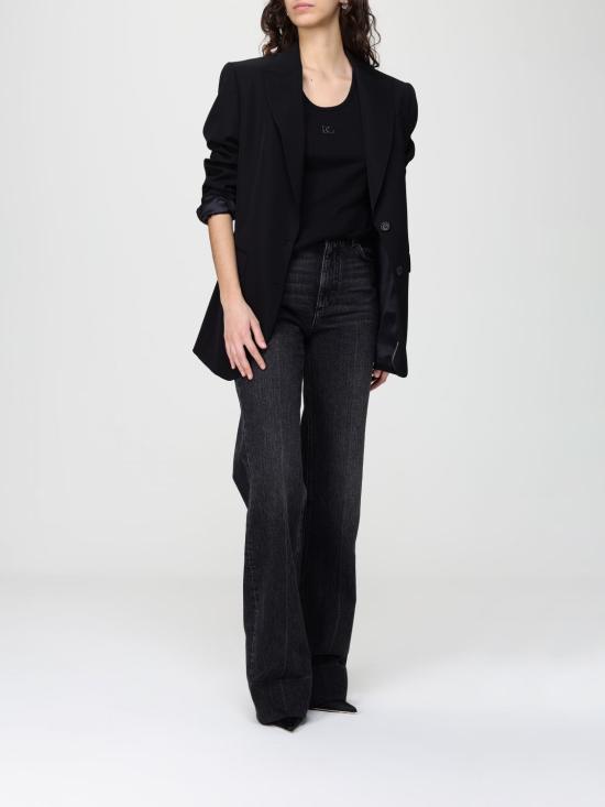 26SS 돌체앤가바나 반팔 티셔츠 F8V40ZGDDL8 N0000 Black - DOLCE & GABBANA