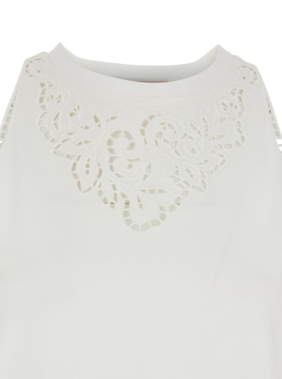 26SS 트윈셋 민소매 티셔츠 261TP244100001 White - TWINSET