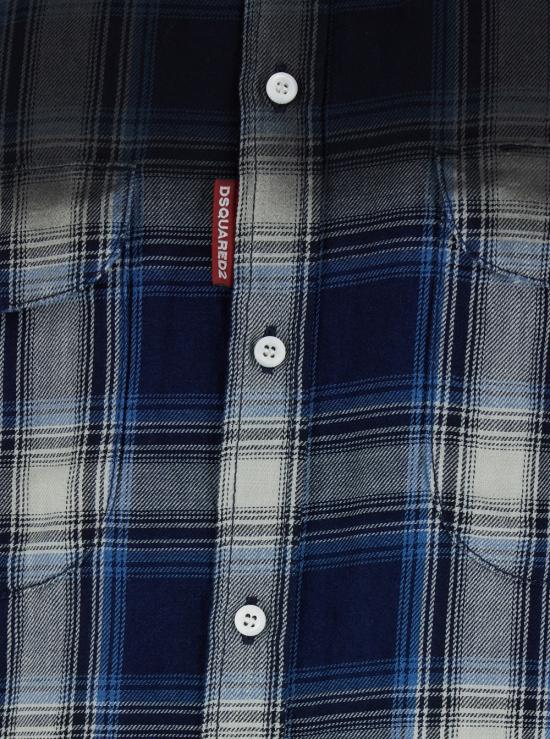 26SS 디스퀘어드2 긴팔 셔츠 S74DM0993D35206001F Multicolor - DSQUARED2