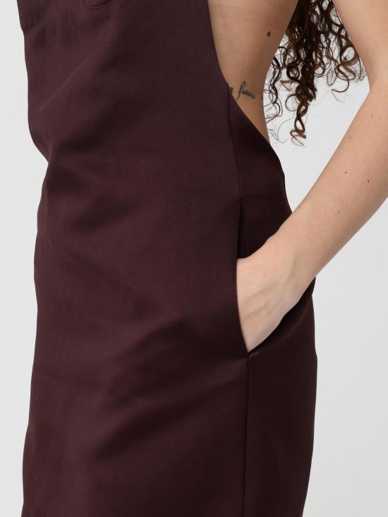 26SS 엘리자베타프랜치 롱 원피스 AB87162E2 644 Brown - ELISABETTA FRANCHI