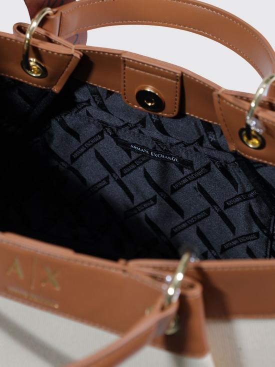 26SS 알마니 토트백 XW000393AF22518 M6261 Natural - ARMANI