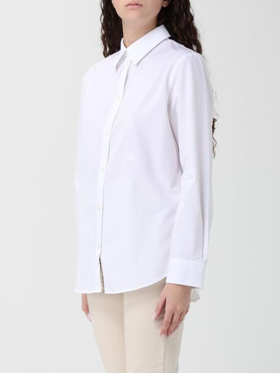 26SS 버버리 레귤러 핏 코튼 포플린 포멀 셔츠 8120787 White - BURBERRY