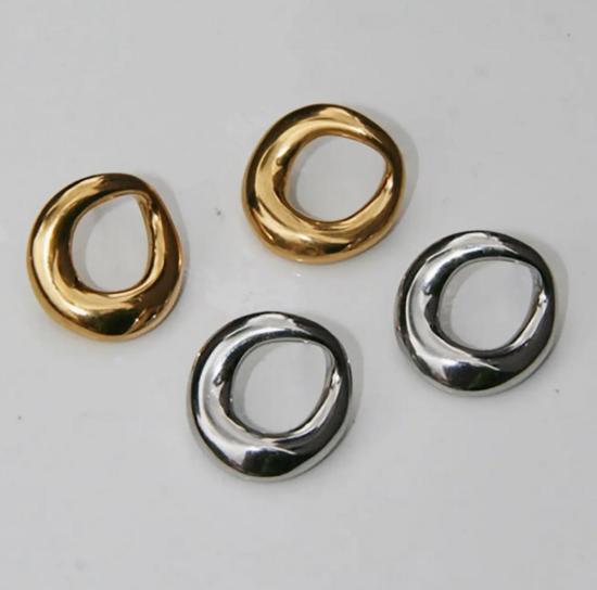  바이 올리 이어링 오를리 오르빗 오가닉 서클 스테인리스 스틸 스터드 귀걸이 - BY ORLY