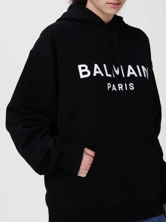 26SS 발망 스웨터 GH1JR007BD45 EAB Black - BALMAIN
