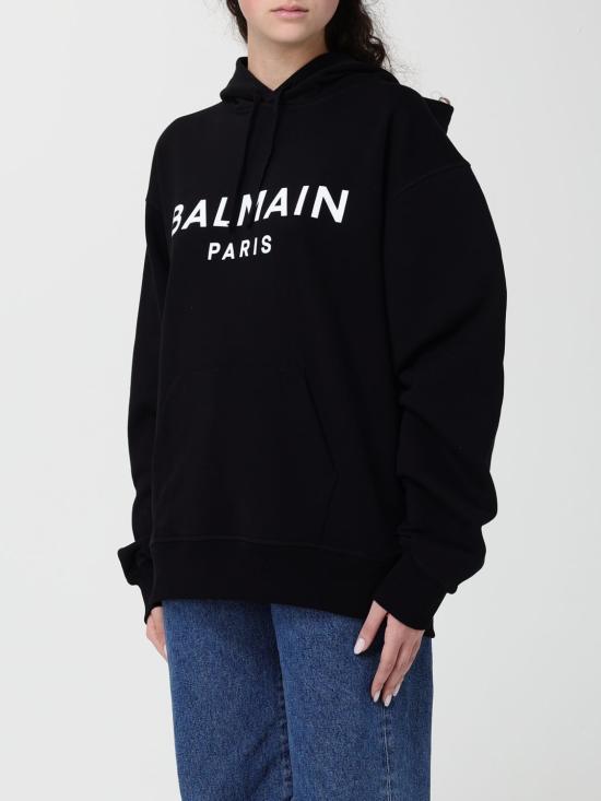 26SS 발망 스웨터 GH1JR007BD45 EAB Black - BALMAIN