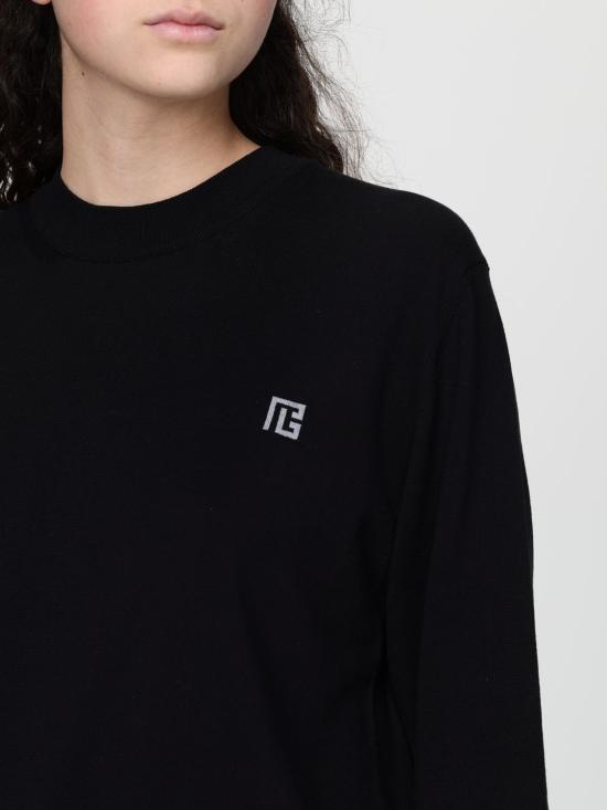 26SS 발망 스웨터 GH1KD000KJ53 EQU Black - BALMAIN