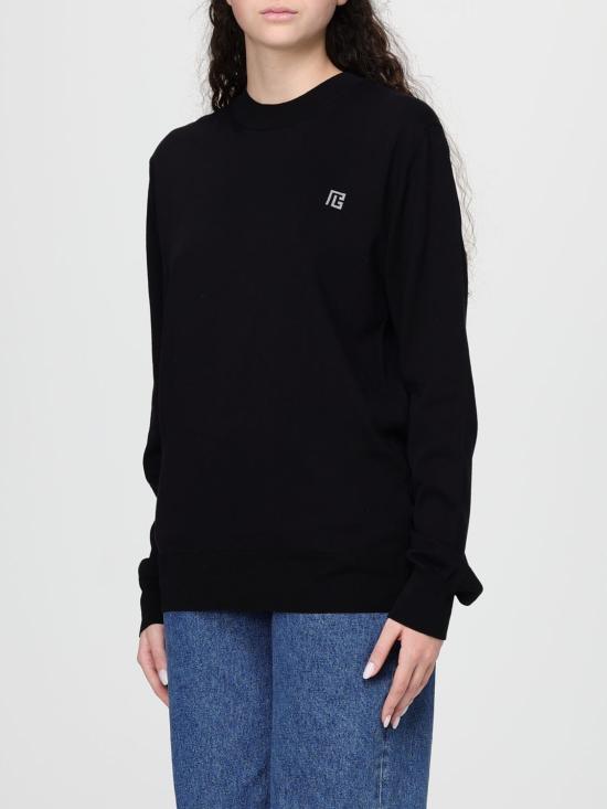 26SS 발망 스웨터 GH1KD000KJ53 EQU Black - BALMAIN