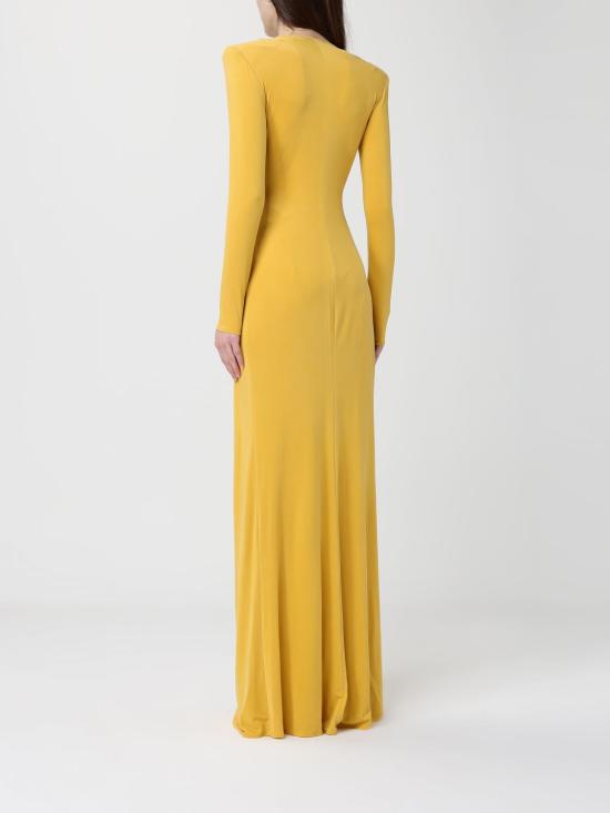 26SS 엘리자베타프랜치 롱 원피스 ABR2961E2 EV4 Yellow - ELISABETTA FRANCHI