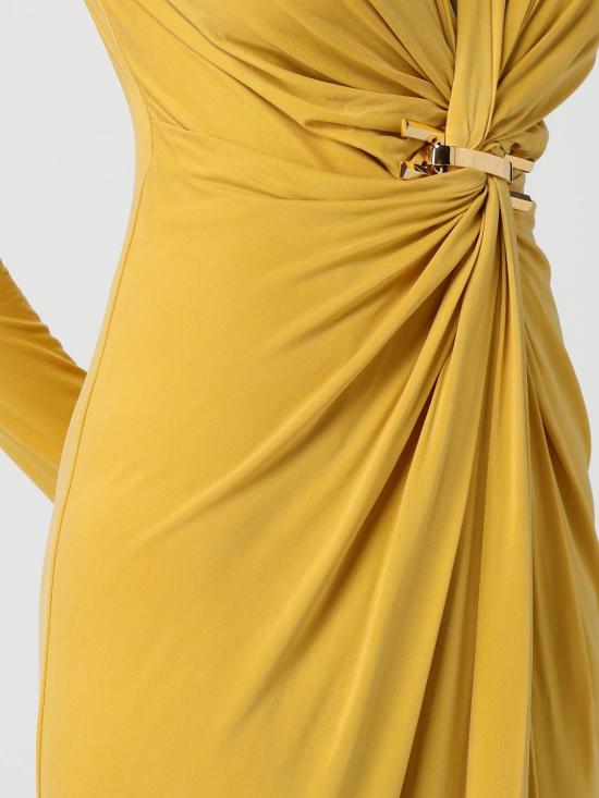 26SS 엘리자베타프랜치 롱 원피스 ABR2961E2 EV4 Yellow - ELISABETTA FRANCHI