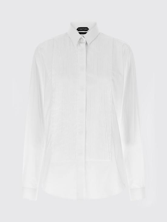 26SS 톰포드 셔츠 CA3336FAX1708 WAB White - TOMFORD