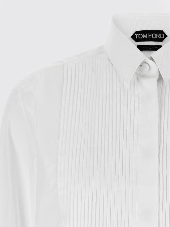 26SS 톰포드 셔츠 CA3336FAX1708 WAB White - TOMFORD