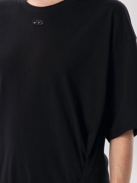 26SS 디젤 D-Elvor 이보르 티셔츠 드레스 A192320NIAX 9XX Black - DIESEL