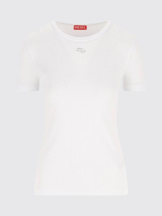 26SS 디젤 반팔 티셔츠 A217230EJAI 100 White - DIESEL