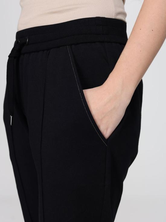 26SS 브루넬로 쿠치넬리 스트레이트 팬츠 MH827FB799 C101 Black - BRUNELLO CUCINELLI