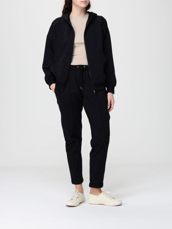 26SS 브루넬로 쿠치넬리 스트레이트 팬츠 MH827FB799 C101 Black - BRUNELLO CUCINELLI