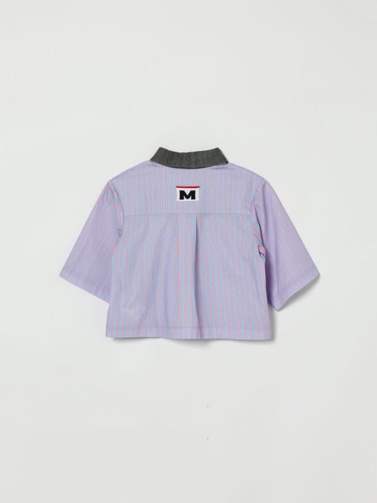 26SS [키즈] 엠에스지엠 셔츠 S6MSJGSI029 050 Gnawed Blue - MSGM