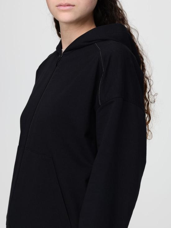 26SS 브루넬로 쿠치넬리 집업 스웨트셔츠 MH827FB706 C101 Black - BRUNELLO CUCINELLI