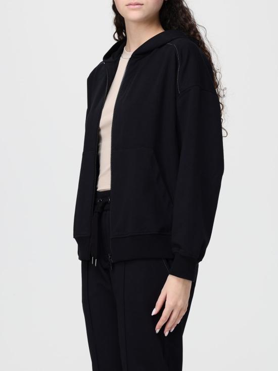 26SS 브루넬로 쿠치넬리 집업 스웨트셔츠 MH827FB706 C101 Black - BRUNELLO CUCINELLI