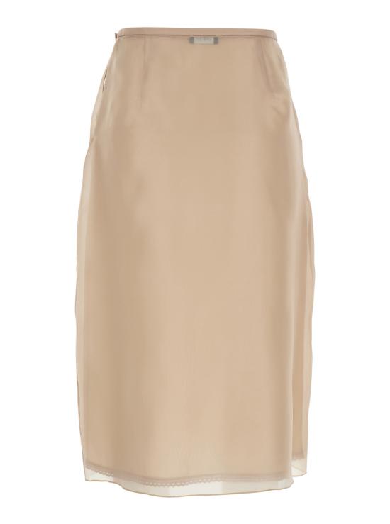 26SS 플레인 미디 스커트 4450428522 Beige - PLAIN