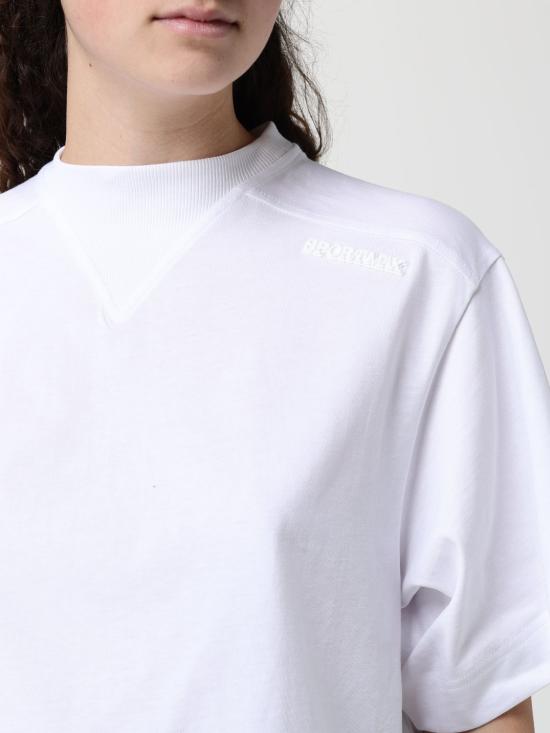 26SS 스포트막스 반팔 티셔츠 2612941035600 001 White - SPORTMAX