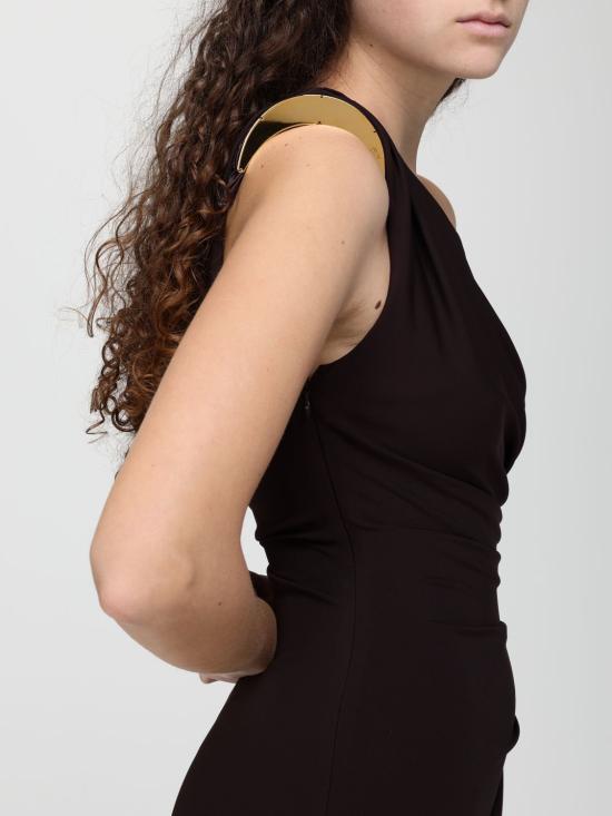 26SS 엘리자베타프랜치 롱 원피스 AB90661E2 EV9 Brown - ELISABETTA FRANCHI