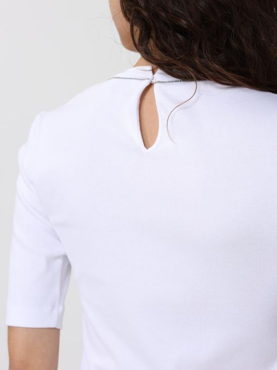 26SS 브루넬로 쿠치넬리 코튼 티셔츠 M0TC8BJ310 C159 White - BRUNELLO CUCINELLI