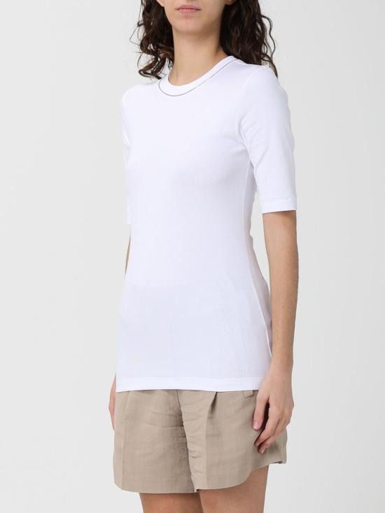 26SS 브루넬로 쿠치넬리 코튼 티셔츠 M0TC8BJ310 C159 White - BRUNELLO CUCINELLI