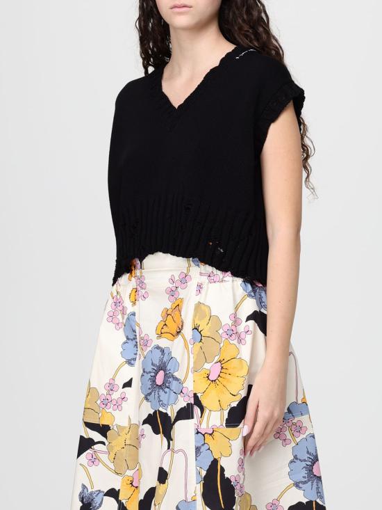 26SS 마르니 베스트 CVMD0088A0UFC652 00N99 Black - MARNI