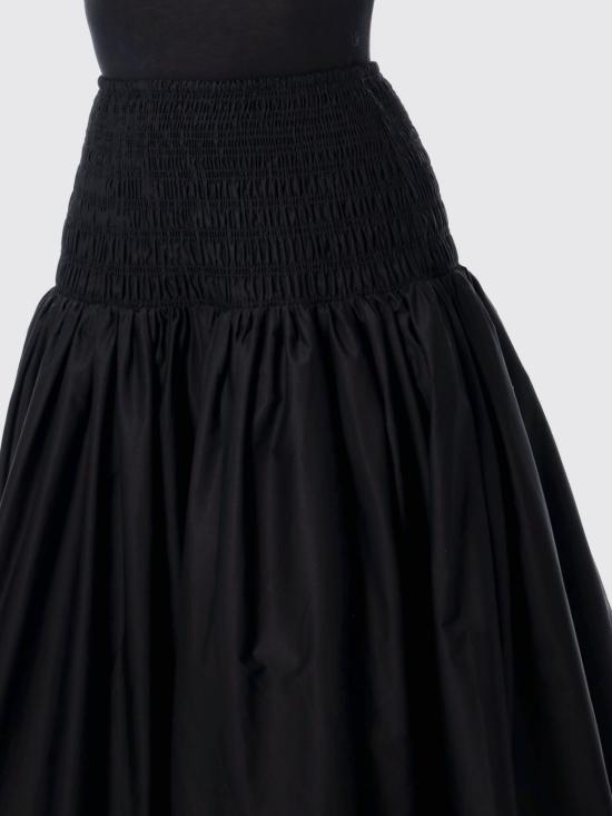 26SS 셀프 포트레이트 롱 스커트 RS26212MSKB Black - SELF PORTRAIT