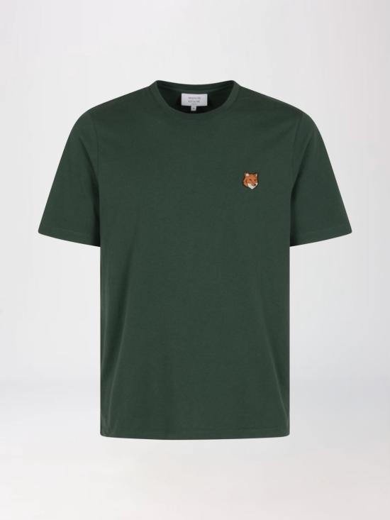 26SS 메종키츠네 반팔 티셔츠 PM00107KJ7026 P399 Green - MAISON KITSUNE