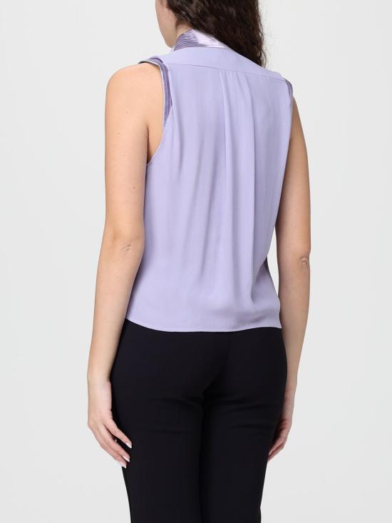 26SS 엘리자베타프랜치 민소매 티셔츠 CA13461E2 EV7 Lilac - ELISABETTA FRANCHI