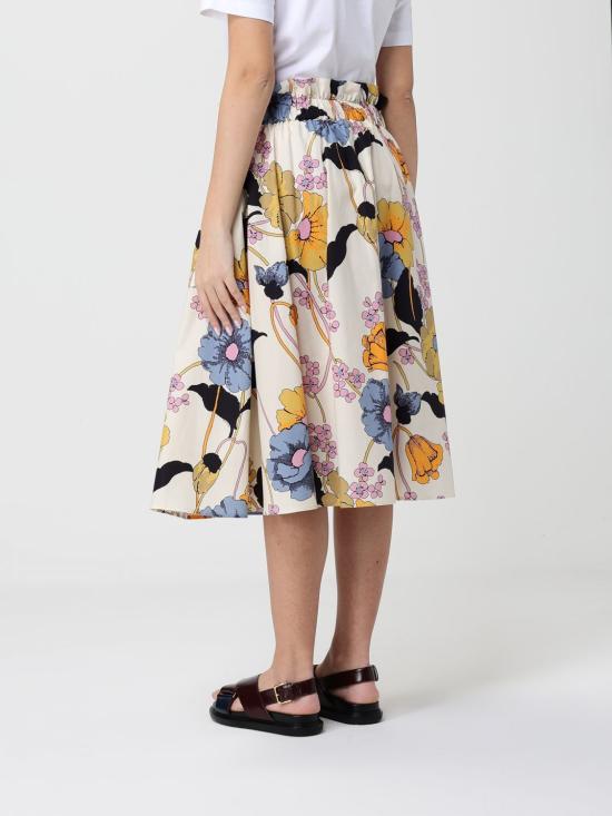 26SS 마르니 미디 스커트 GOMA0812A1UTC581 MFW08 Ivory - MARNI