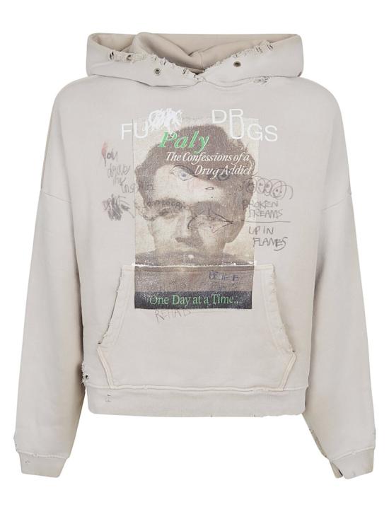 26SS 팔리 할리우드 후드 티셔츠 4U007Q3009LBN White