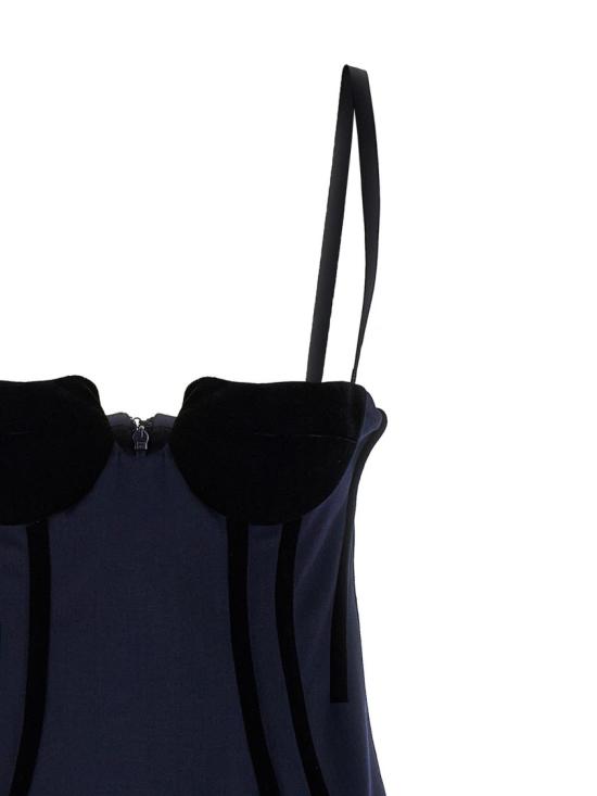  막스마라 미디 원피스 2422226013600 002 Black - MAX MARA