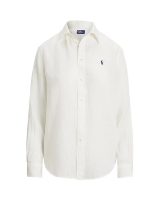 26SS 폴로 랄프로렌 포니 자수 리넨 셔츠 (211970730009) 211970730 White