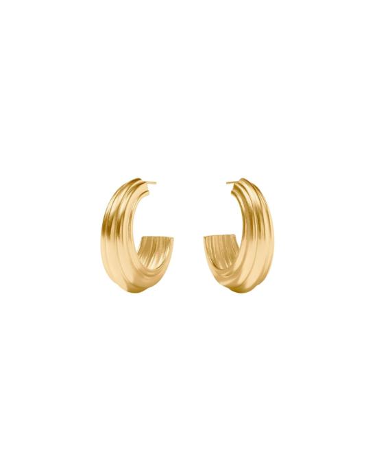  줄리 보스 이어링 포르토피노 스테이트먼트 후프  골드