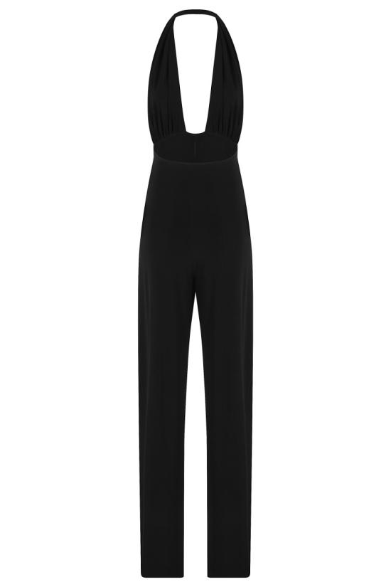 25FW 노마카말리 점프수트 KK225JPLQ38 097 Black - NORMA KAMALI