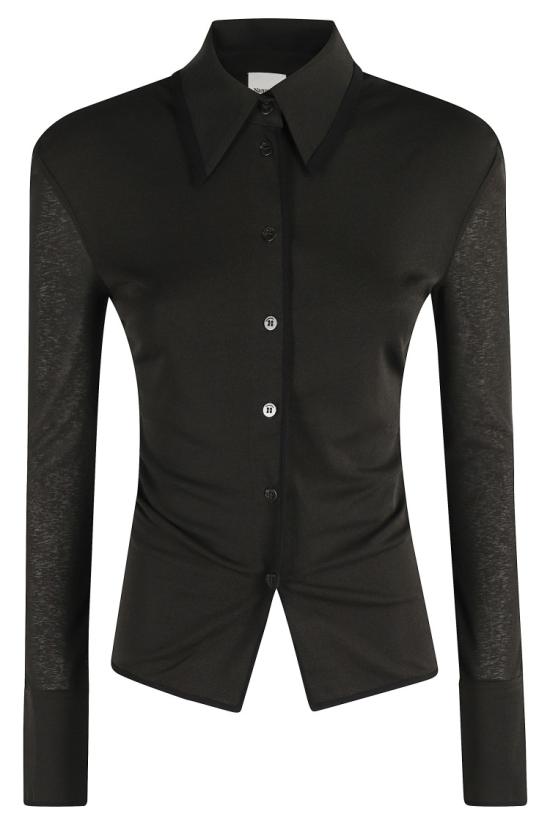 25FW 나누슈카 긴팔 티셔츠 NW25PFTP07195 097 Black