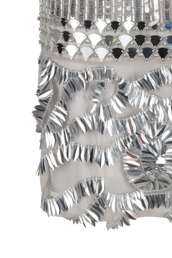 알베르타 페레티 미디 스커트 V011116460471 Grey - ALBERTA FERRETTI