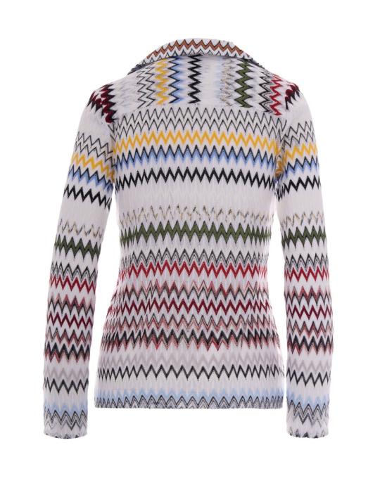 26SS 미소니 긴팔 티셔츠 2923983 White - MISSONI