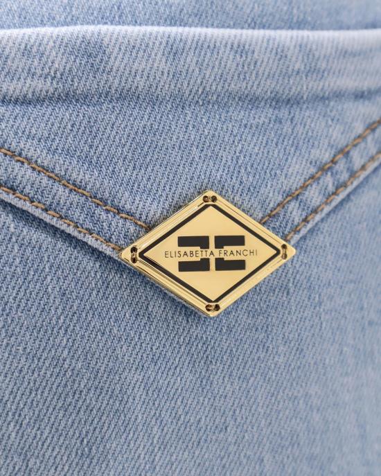 26SS 엘리자베타프랜치 데님 팬츠 4214809 Blue - ELISABETTA FRANCHI