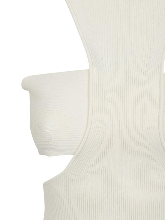  알렉산더 맥퀸 롱 원피스 734602Q1A479004 White - ALEXANDER MCQUEEN